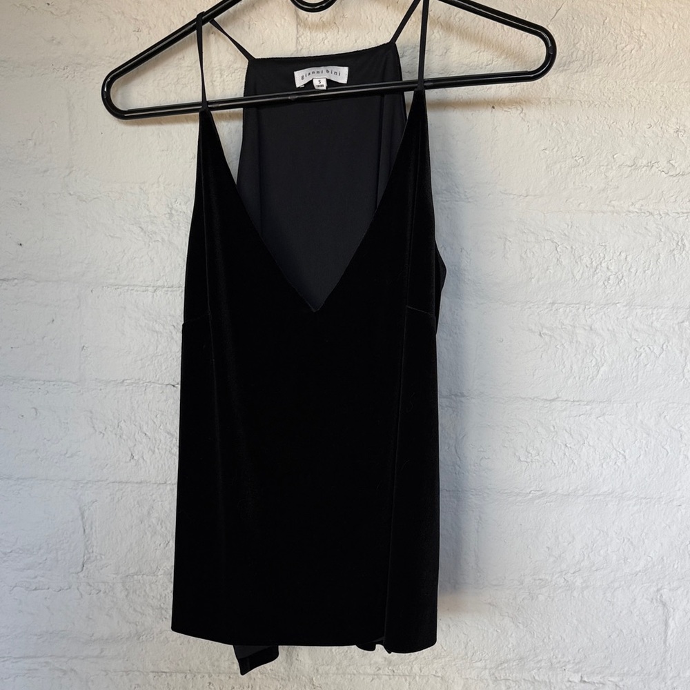 Gianni Bini Small Velvet Sleeveless Top